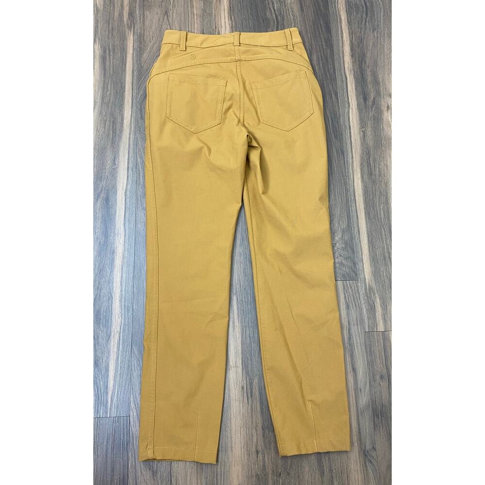 Women Lululemon City Sleek 5 Pocket 7/8 skinny ankle performance chino pants 2 - Picture 3 of 5